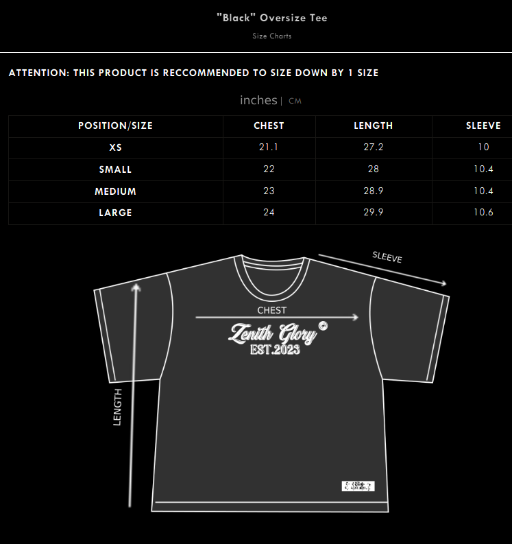 "Black" Oversize Tee
