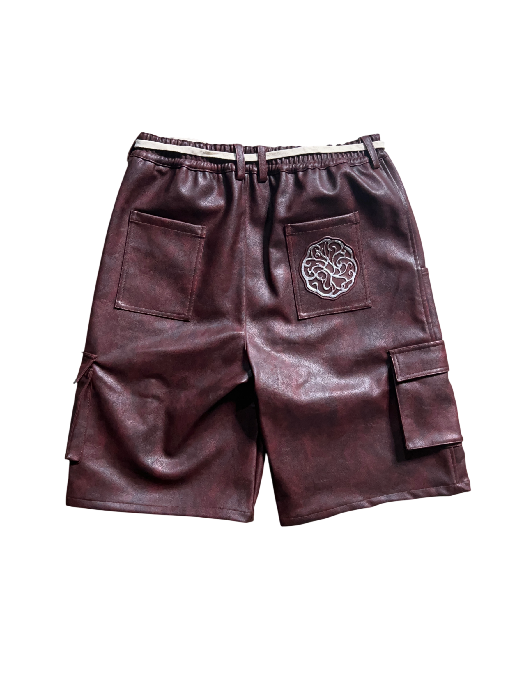 Oxblood Cargo Shorts